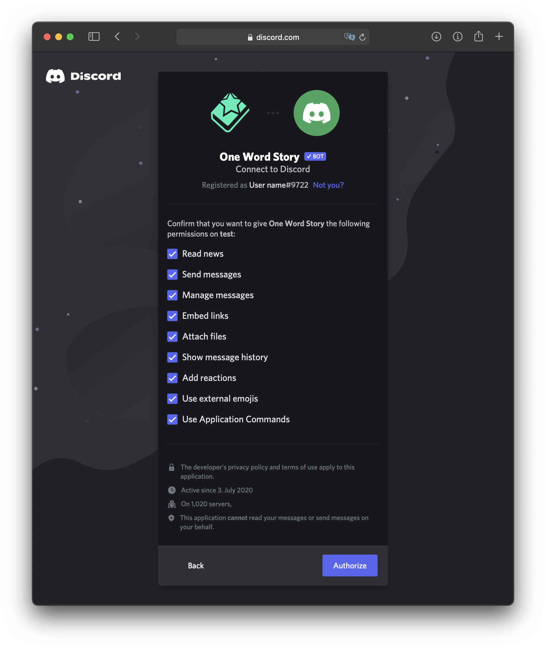 Discord Bot Permissions